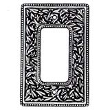Vicenza Designs WPJ7004 San Michele Wall Plate with Jumbo Dimmer Opening, Antique Silver Vicenza Designs WPJ7004 San Michele Wall Plate with Jumbo Dimmer Opening, Antique Silver